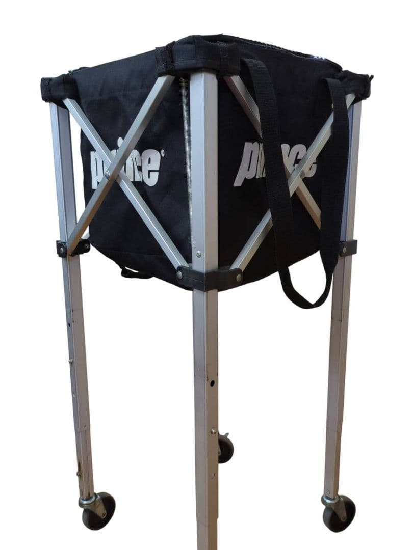 プリンス　テニスホールキャリーボックス　折りたたみ式 楽天市場】テニス 折りたたみ式ボールカート キャスター付き 約100球