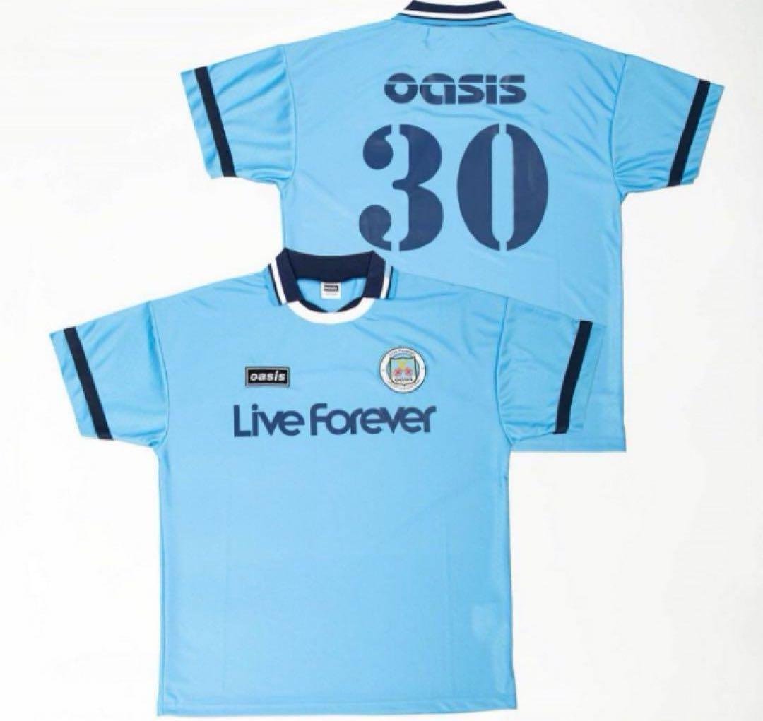 Oasis フットボールシャツ XL リヴ・フォーエヴァー オアシス展