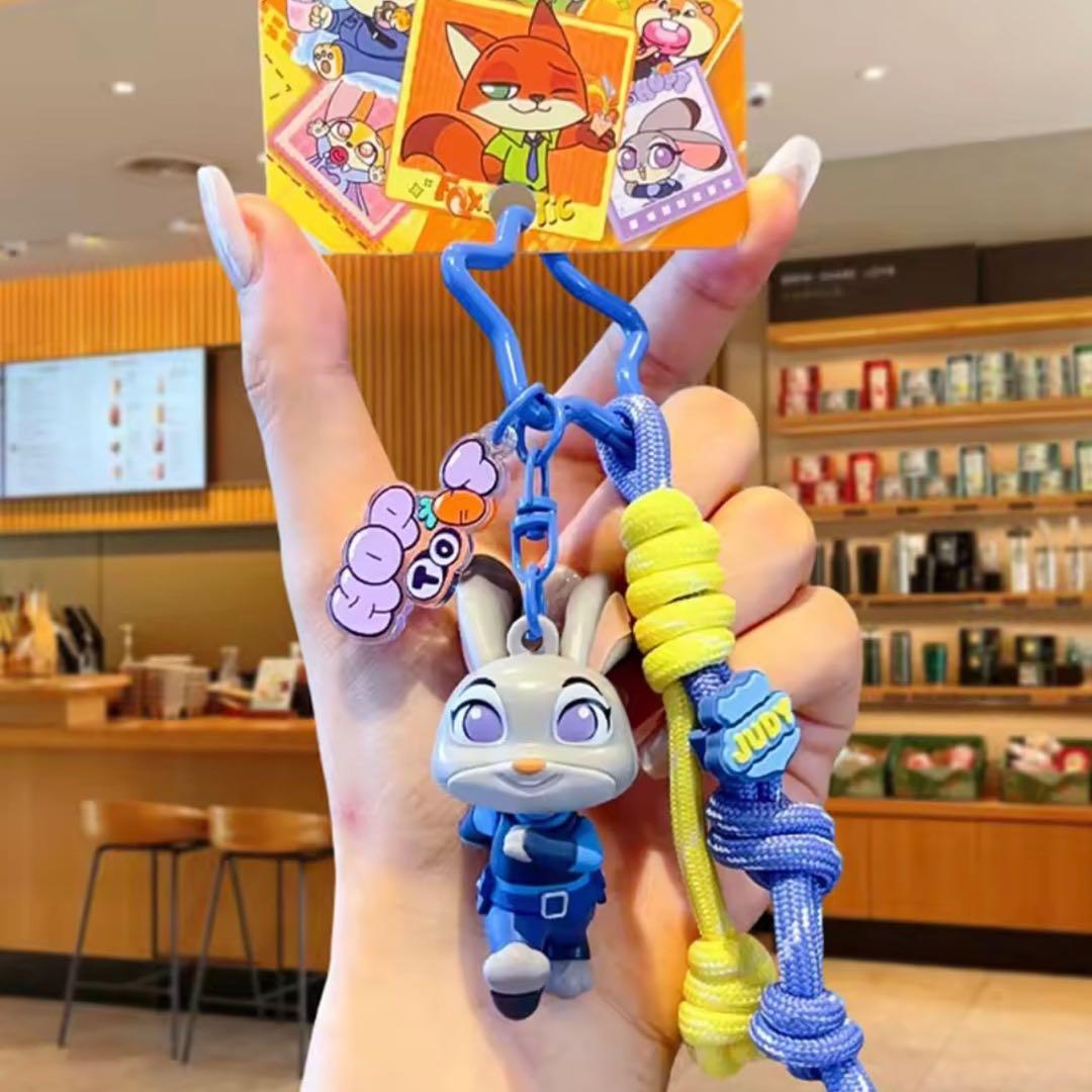 2個セット ズートピア かわいい ニック・ワイルド＆ジュディー