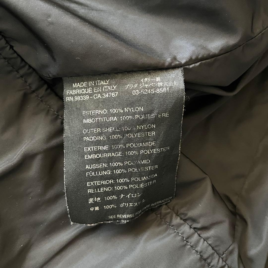 PRADA プラダリネアロッサ ナイロンジャケット 280242 赤タグ 黒