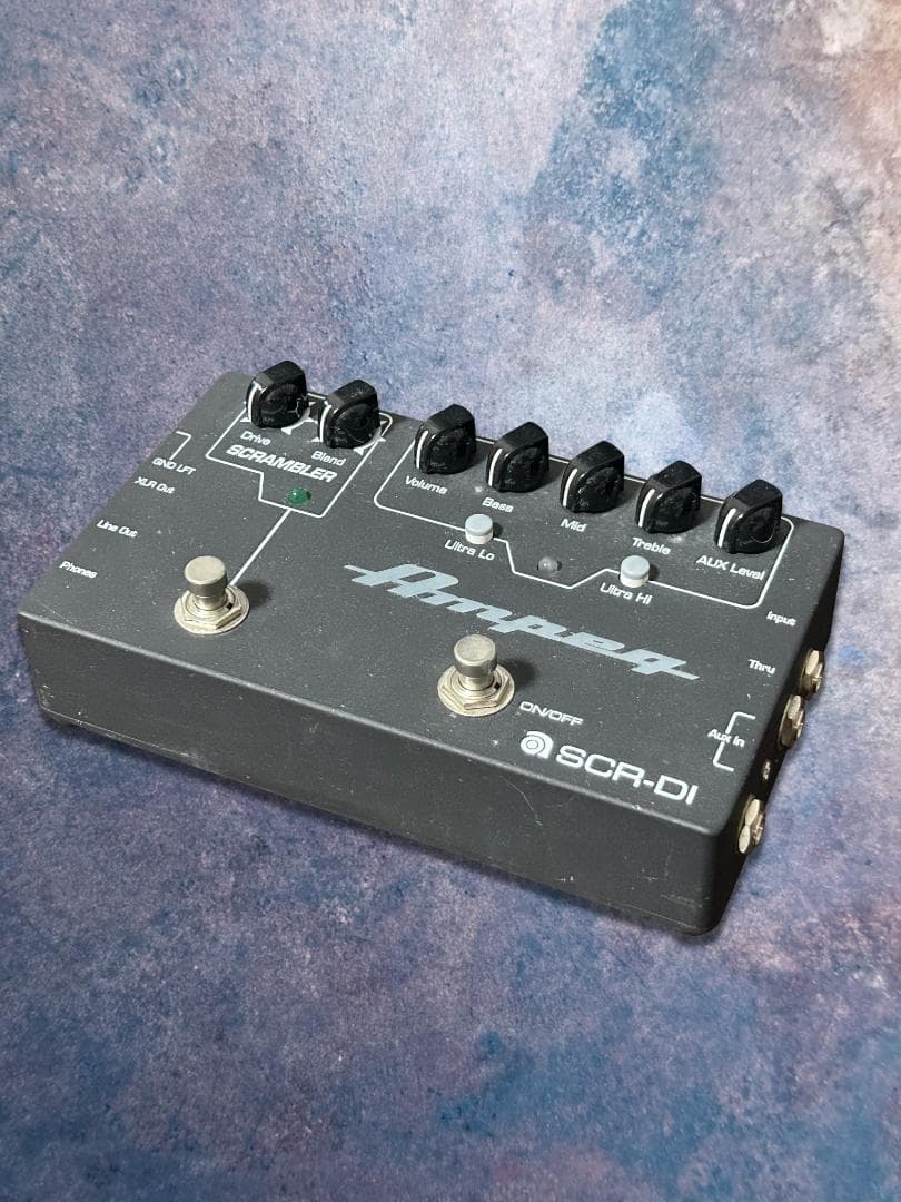 【やや傷あり】Ampeg SCR-DI / ベースエフェクター SCR-DI - ペダル・シリーズ - Ampeg Japan