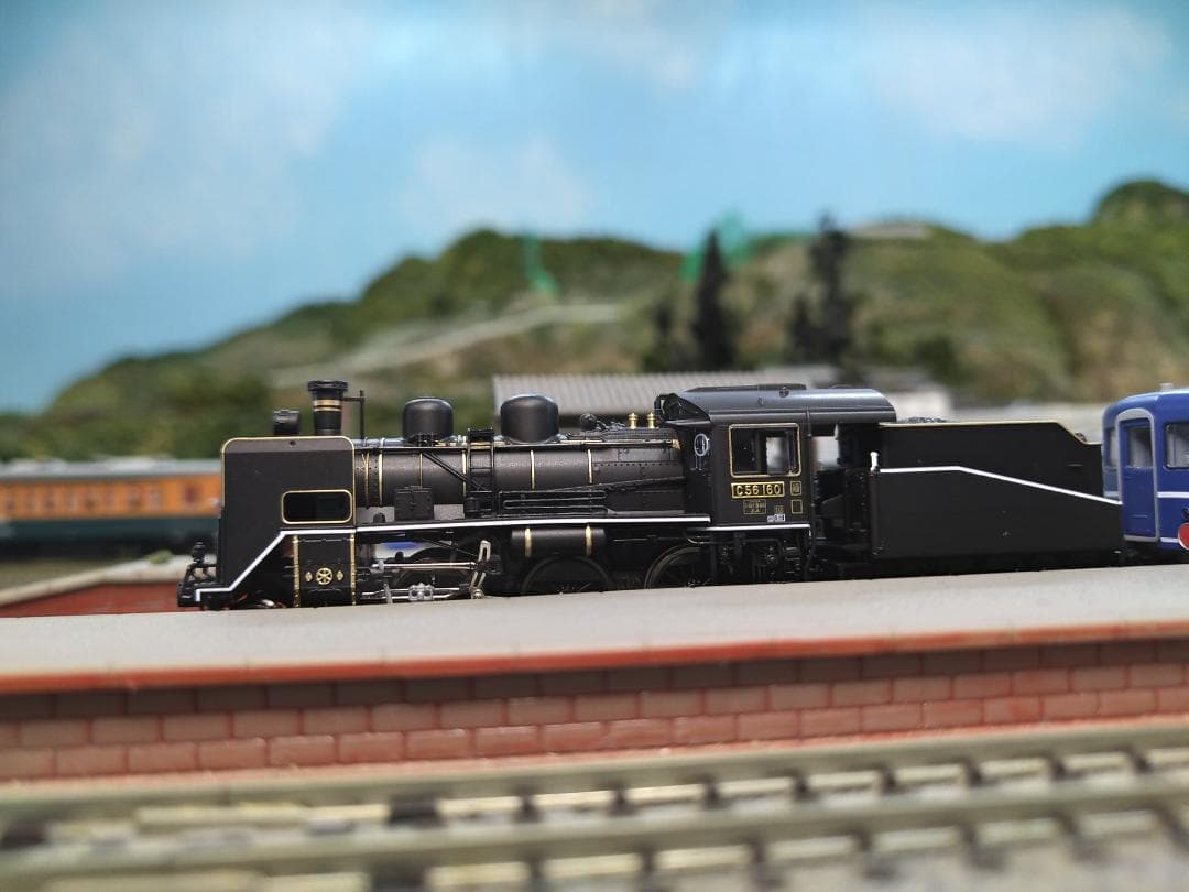 SL北びわこ号 KATO C56 160 ＋ 12系客車