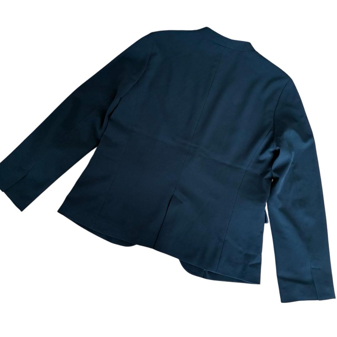 LEPSIM】ノーカラージャケット＆パンツ セットアップ ブラック M 美品