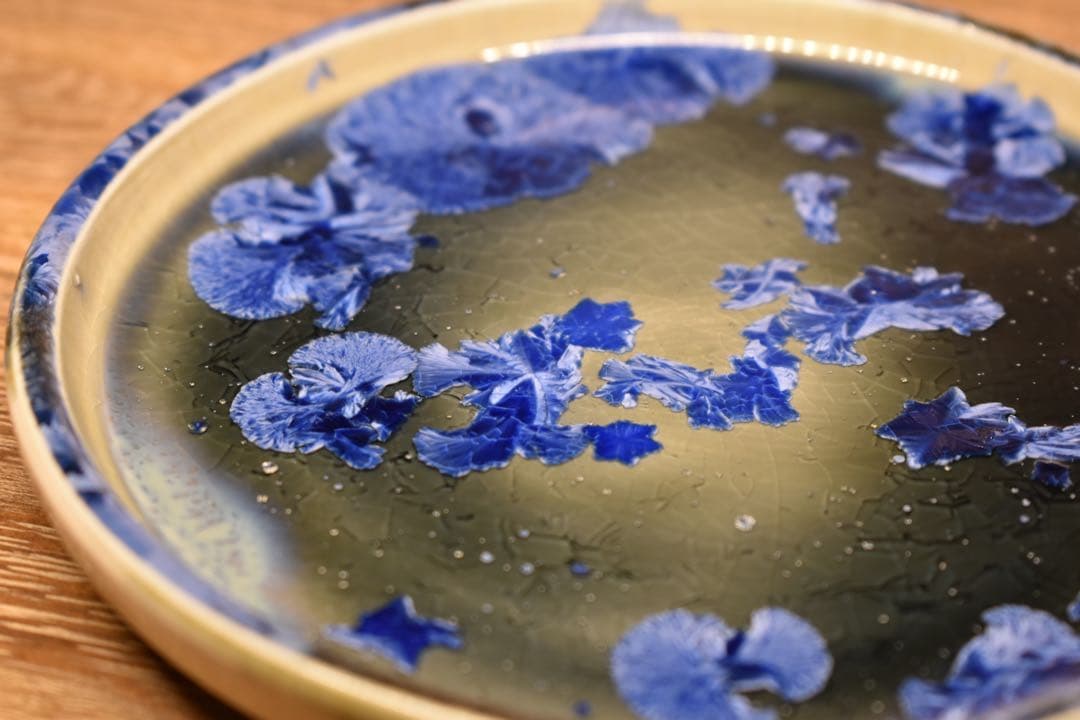 ジャン・ピエール・コヒュート ブルー プレート 結晶釉 - メルカリ