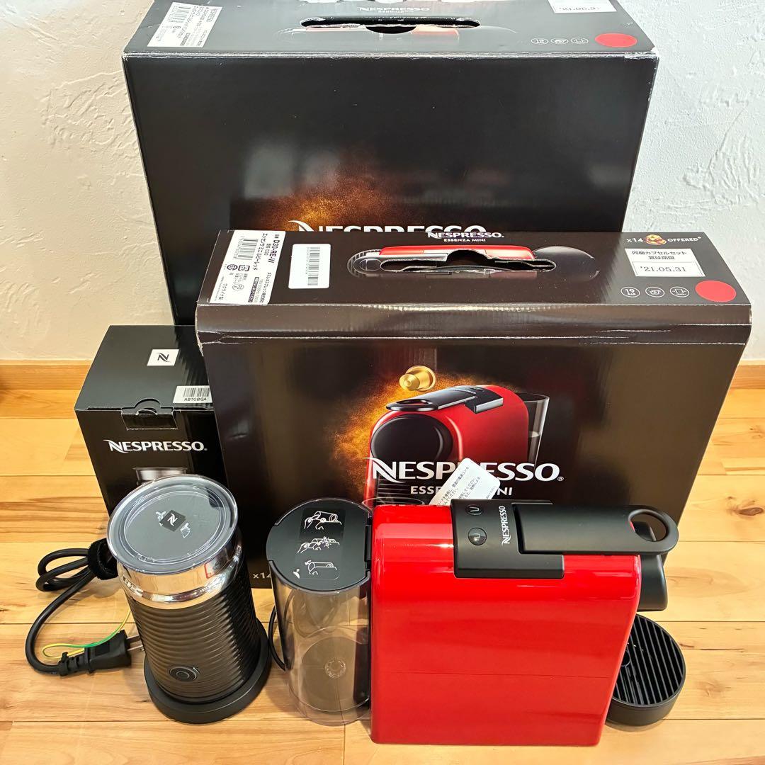 美品‼️ネスプレッソ エッセンサミニ バンドルセット D30 エアロチーノ3 Nespresso(ネスプレッソ) エッセンサ ミニ バンドルセット D30の悪い