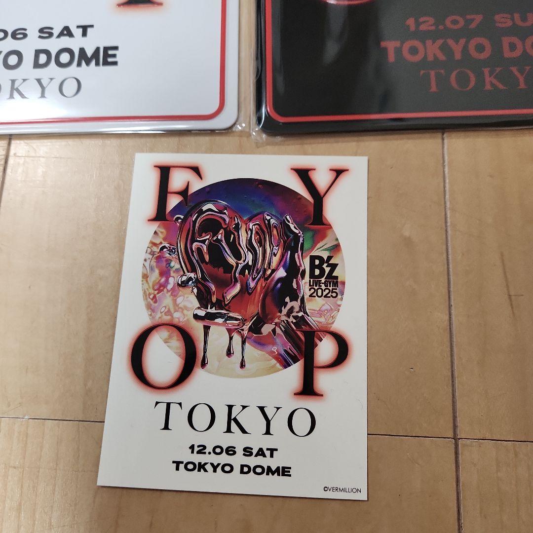 B'z FYOP　メモリアルプレート　東京ドーム　ステッカー　新品