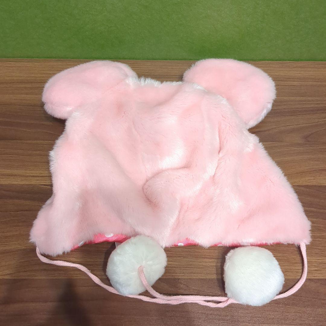 ディズニーストア ミニーマウス ファンキャップ マフラー 帽子 子供用