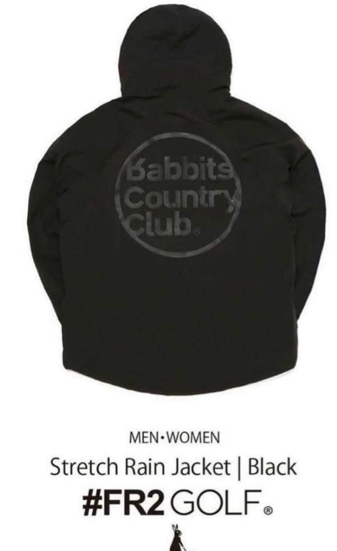 FR2GOLF ストレッチレインジャケット 2WAY ブラック　未使用 FR2GOLF ストレッチレインジャケット 2WAY ブラック 未使用 - メルカリ