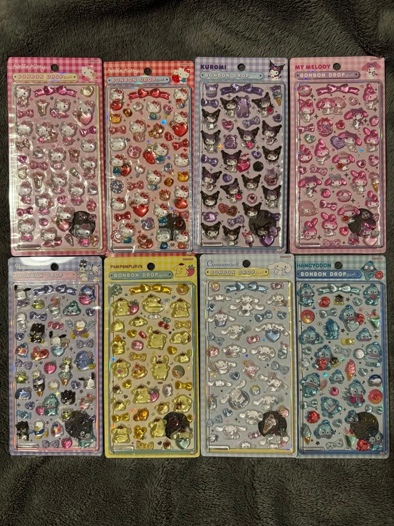 【確実正規品！！】サンリオボンボンドロップ シール 8セット 楽天市場】正規品 サンリオキャラクター シール ボンボンドロップ