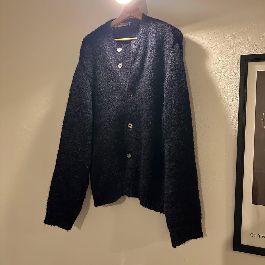 OUR LEGACY 23aw OPA CARDIGAN NAVY MOHAIR - メルカリ