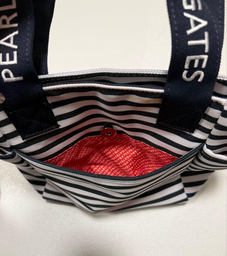 PEARLY GATES ストライプ ゴルフバッグ - メルカリ