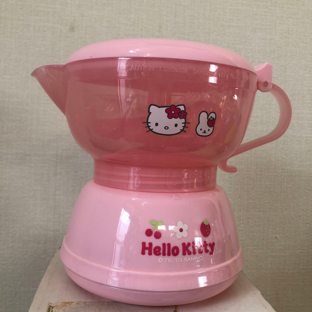 2003年ハローキティ Kitty 電子レンジ用 コーヒーメーカー ピンク