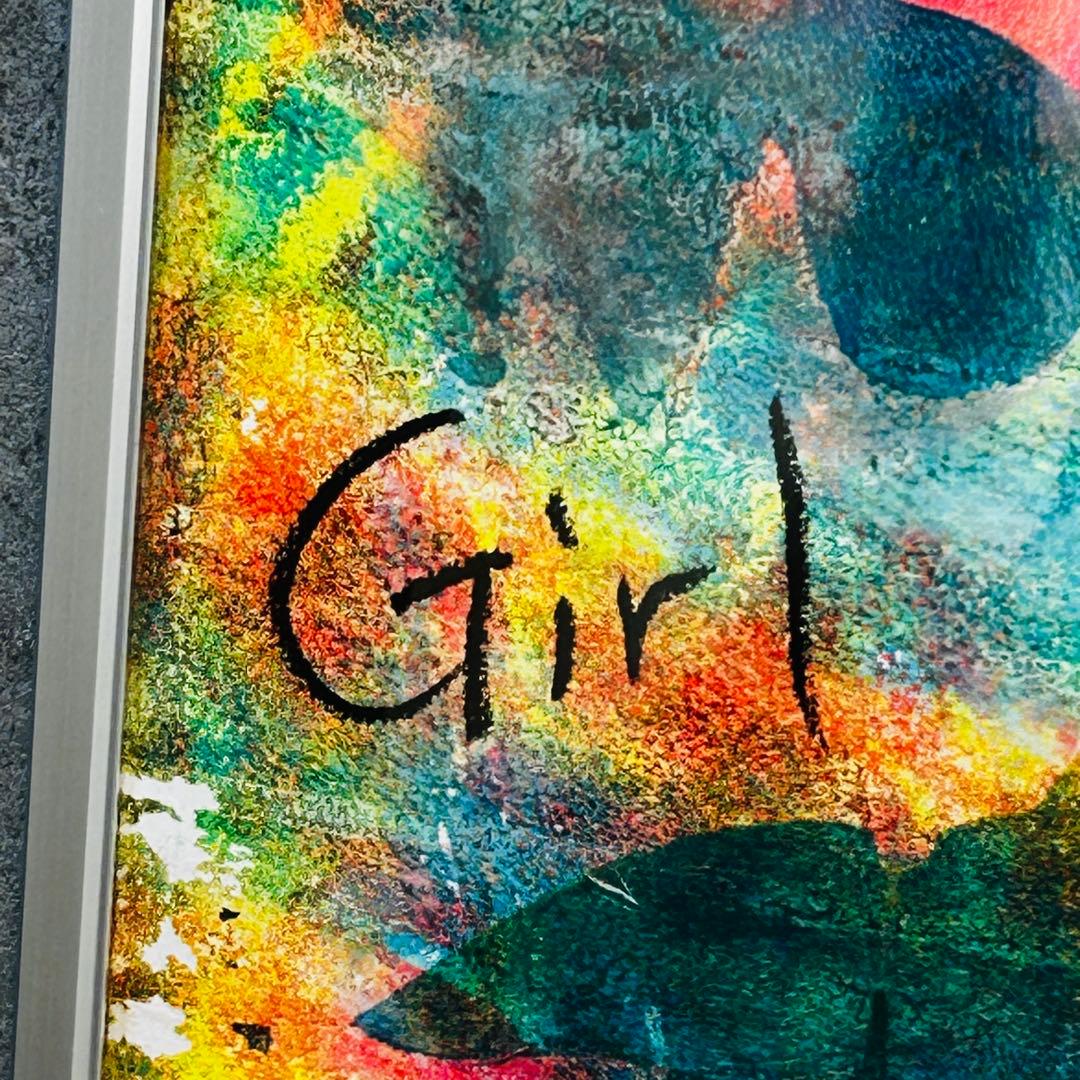 希少 ユキンコアキラ 直筆サイン入り B2 額装 ゴットオブタレント出演