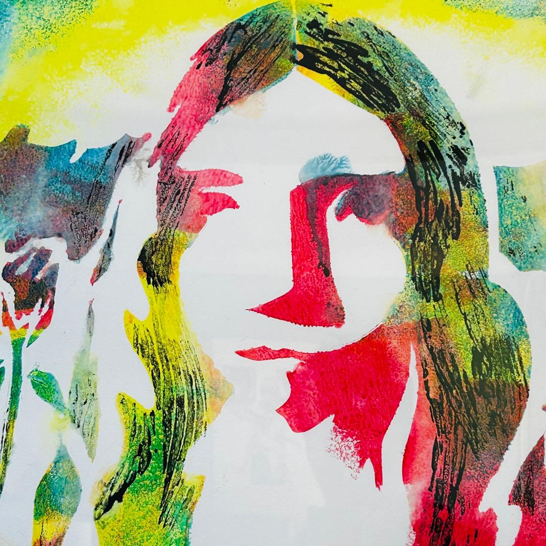 希少 ユキンコアキラ 直筆サイン入り B2 額装 ゴットオブタレント出演