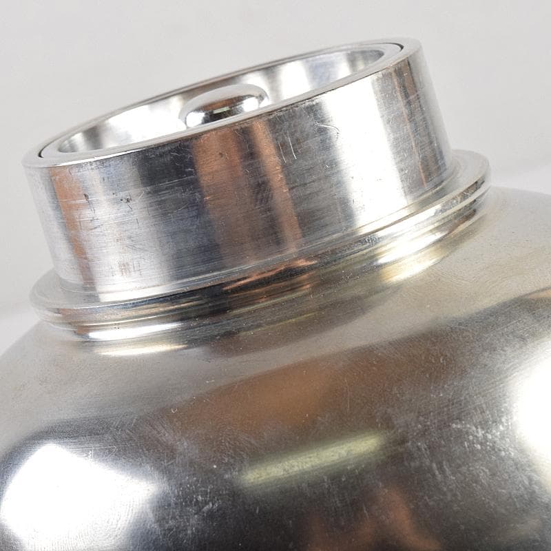 煎茶道具 浪華錫半造 上錫製 茶壷 茶心壷 約644g 共箱 M R8521 - メルカリ