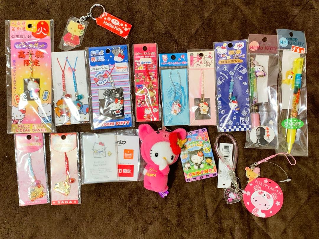 ご当地キティ 226個 嶽本野ばらゴスロリ/非売品コラボ/レア 根付