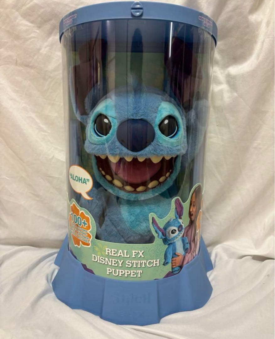 日本未発売　リアルFX　ディズニー　スティッチ　パペット　ぬいぐるみ
