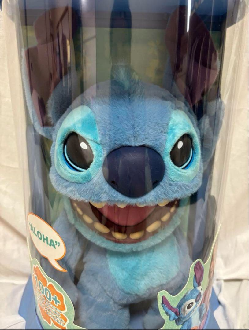 日本未発売　リアルFX　ディズニー　スティッチ　パペット　ぬいぐるみ