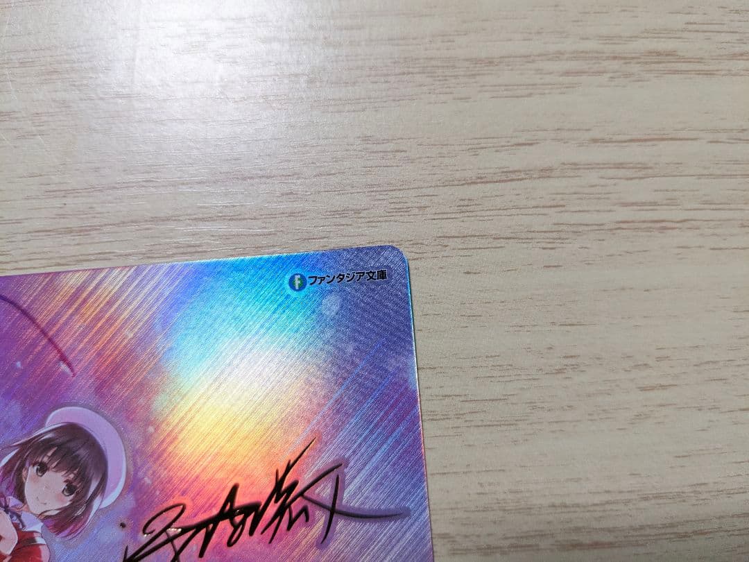 ヴァイス　富士見ファンタジア文庫　運命に導かれた坂道　sp サイン　加藤恵