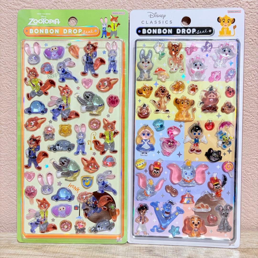 正規品】ボンボンドロップシール ディズニー クラシック ズートピア