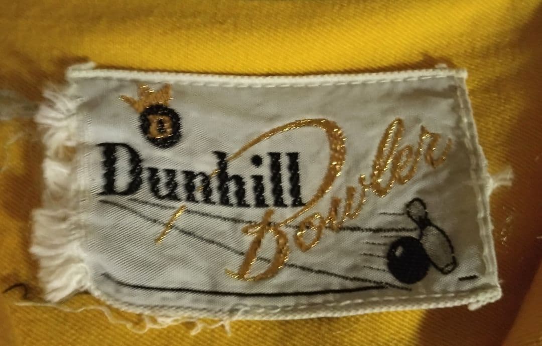 希少50s] ボーリングシャツ Dunhill チェーンステッチ M相当 - メルカリ