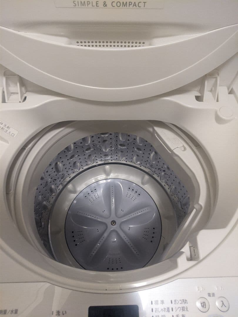 SHARP 縦型洗濯機 ホワイト ES-GE5D 5.5kg