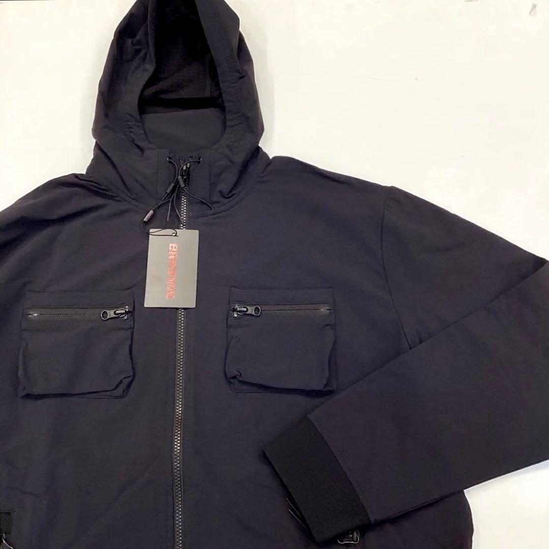 新品　BRIEFING 正規品　STORMFLEECE PARKA ブラックXL ブリーフィング ゴルフウェア 長袖トレーナー 秋 冬 MS STORMFLEECE