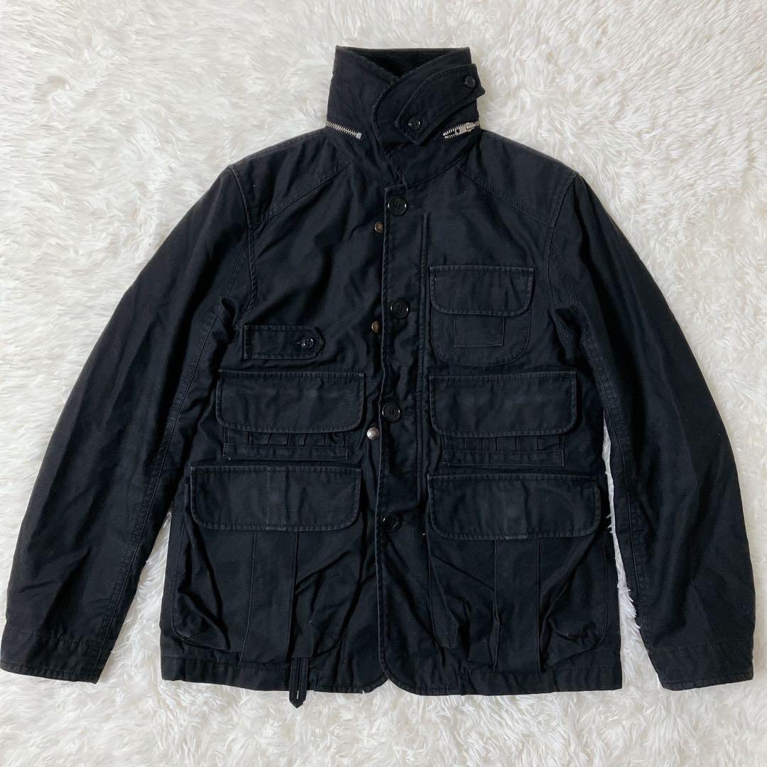 エンジニアードガーメンツ ハンティングジャケット 黒 USA製 フード S Engineered Garments（エンジニアド ガーメンツ） ENGINEERED エンジニ