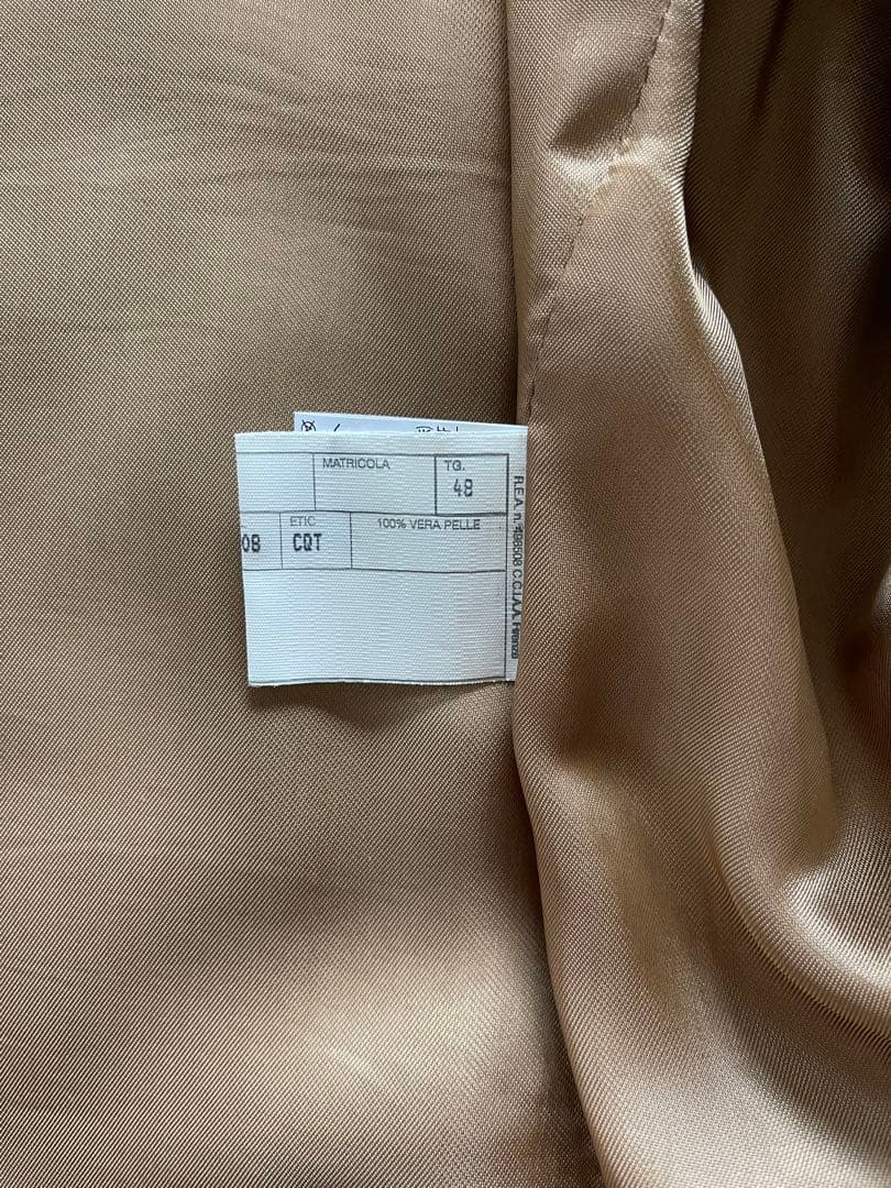 美品】CINQUANTA “48” スエード スタンドカラー ライダースJKT