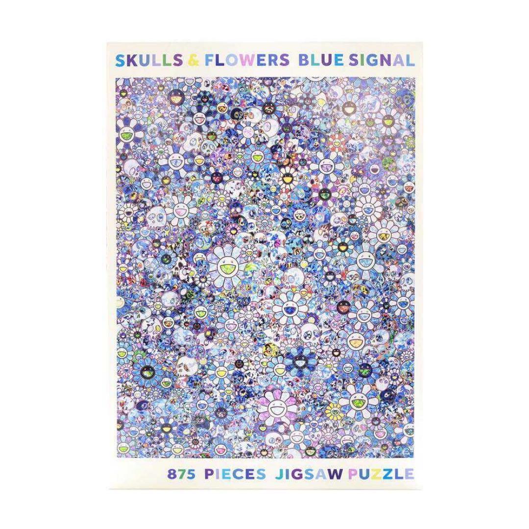 新品 村上隆SKULLS&FLOWERS 【BLUE SIGNAL】パズル