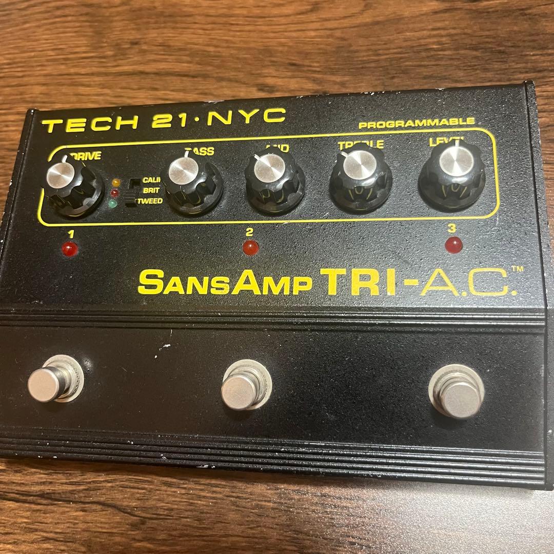 TECH 21 SansAmp TRI-A.C. ギターエフェクター Tech 21 SansAmp Tri-A.C. Distortion Pedal | Musician's Friend