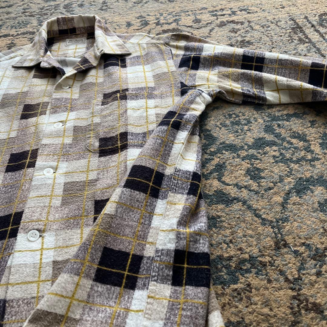 50s marlboro プリントネル シャツ ヴィンテージ 検 60s 40s - メルカリ