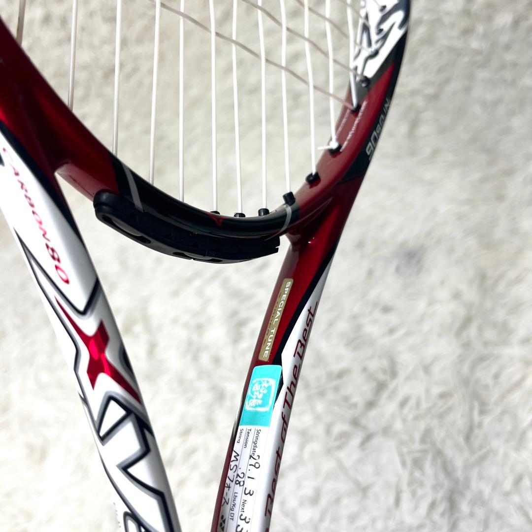 美品】ミズノ XYST T1 0U 最終型 ソフトテニス ラケット レッド - メルカリ