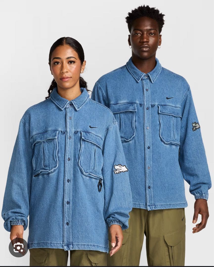 Nike NRG NOCTA オパールBUTNDWN DNM L NIKE M NRG NOCTA OPALBUTNDWN DNM FRENCH BLUE （ナイキ NRG NOCTA