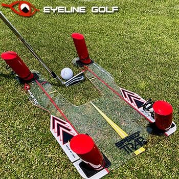 アイラインゴルフ日本正規品/パター練習器 ゴルフパッティング パター 練習器 レーザー トレーニング補助器具