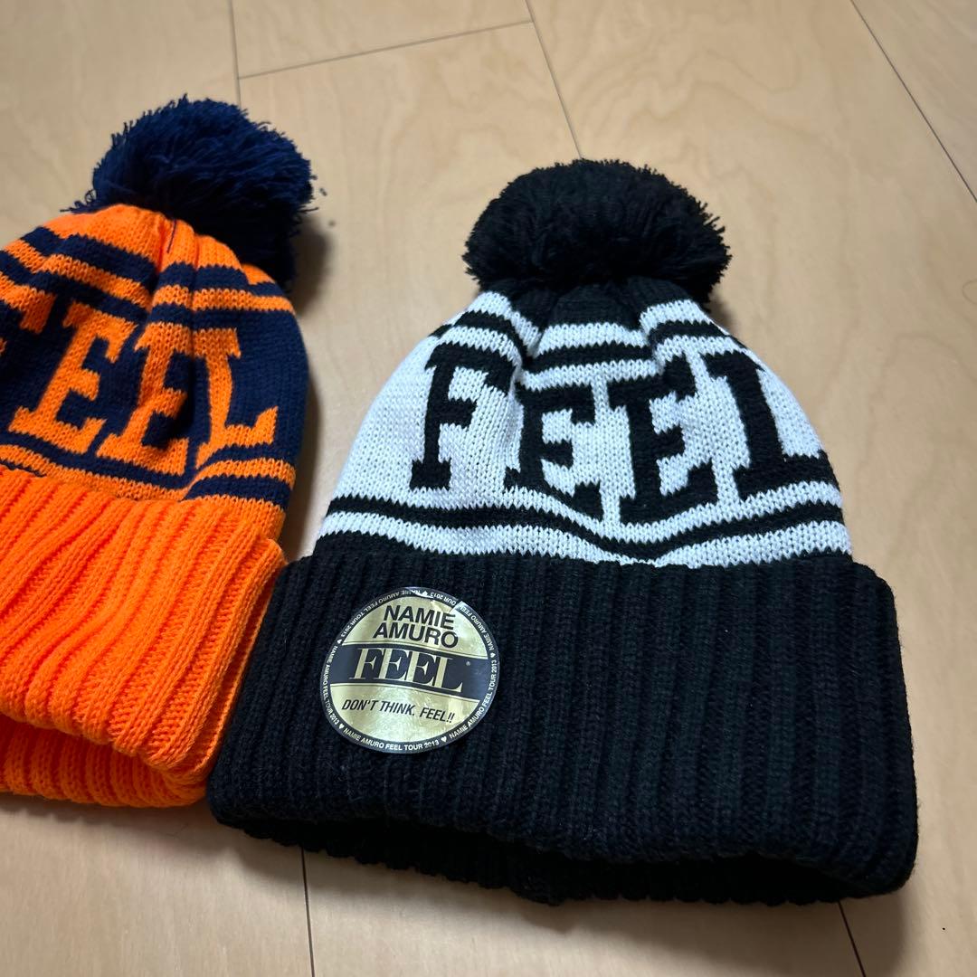 【即購入ok!!】安室奈美恵 FEEL ツアー ニットキャップ2色セット