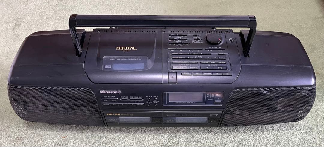 パナソニック RX-DT7 ポータブルステレオ CD ダブルカセット ジャンク