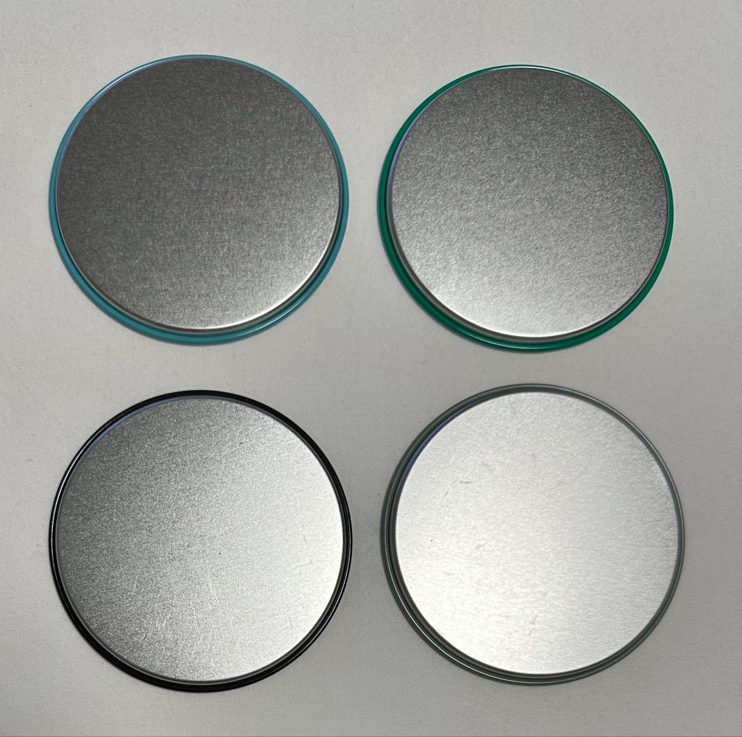 BLEACH　10周年　缶コースター　グリムジョー、ウルキオラ、ギン、剣八セット