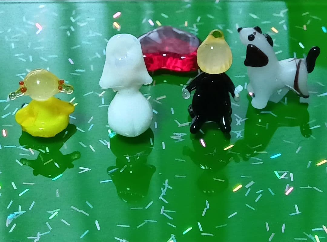 ガラス細工のウェディング ミニチュア - メルカリ