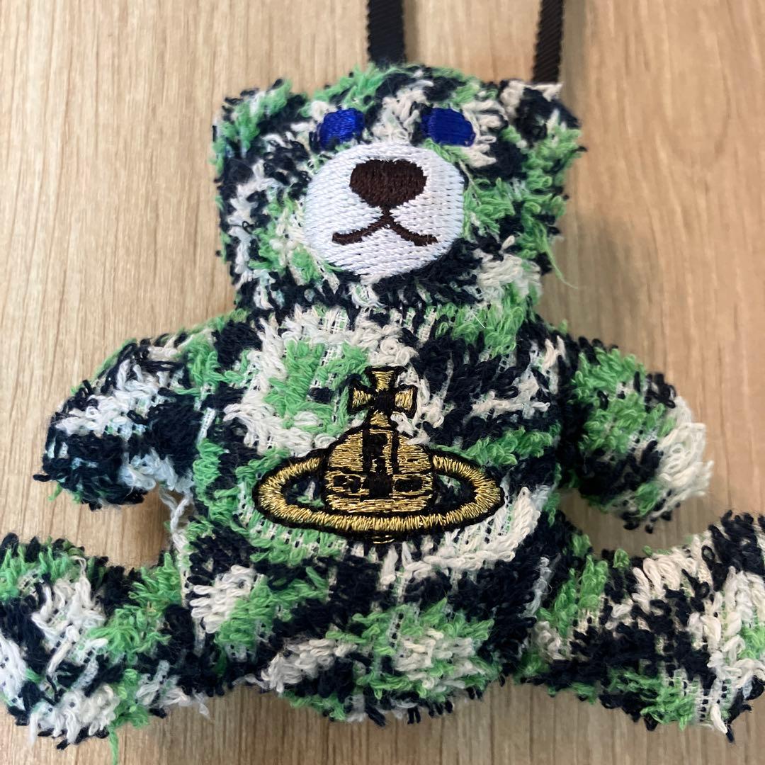 新品】ヴィヴィアンウエストウッド ベア くま チャーム グリーン