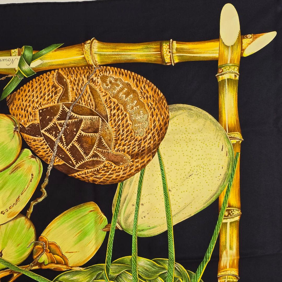 美品 エルメス カレ90 Jardin Creole クレオルの楽園 スカーフ - メルカリ