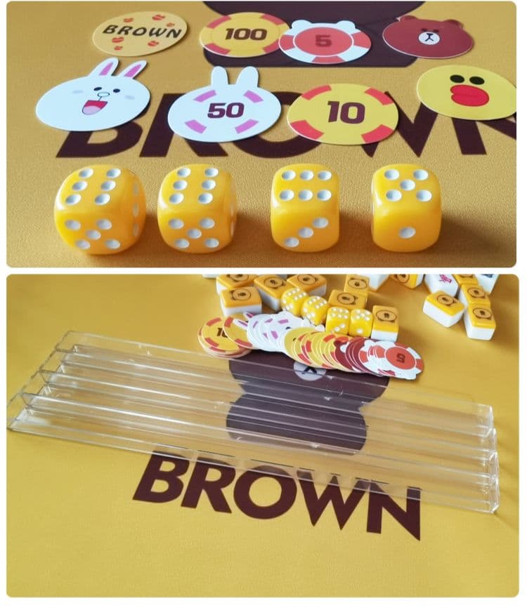 麻雀　クマ　かわいい　黄色　イエロー　LINEFRIENDS　韓国　韓国雑貨