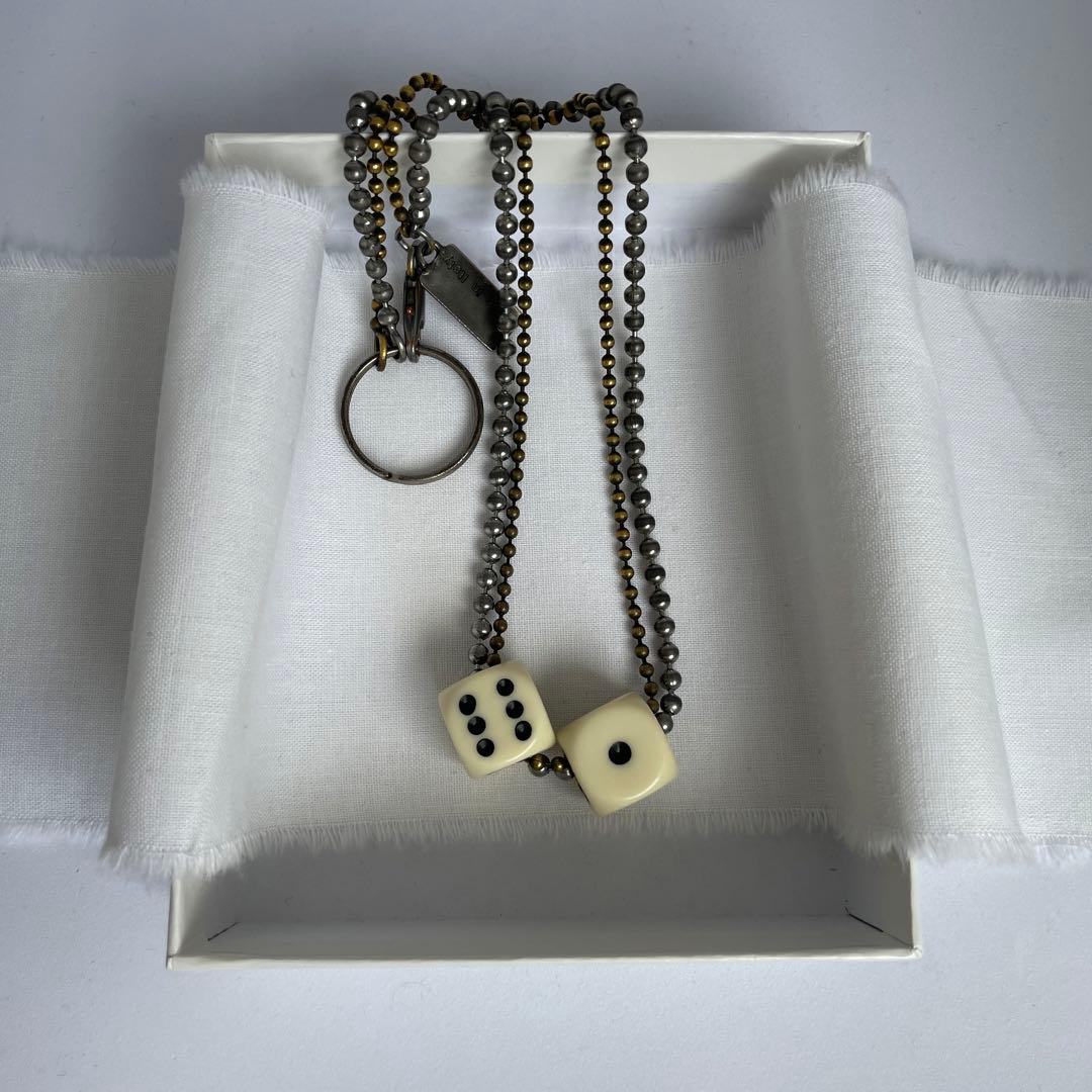 美品］Maison Margielaダイスネックレス メゾンマルジェラ - メルカリ