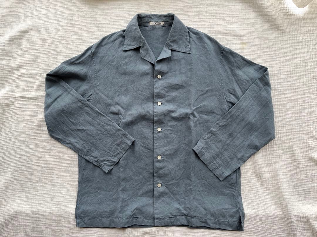 AURALEE オーラリー LINEN GABARDINE OVERSHIRTS