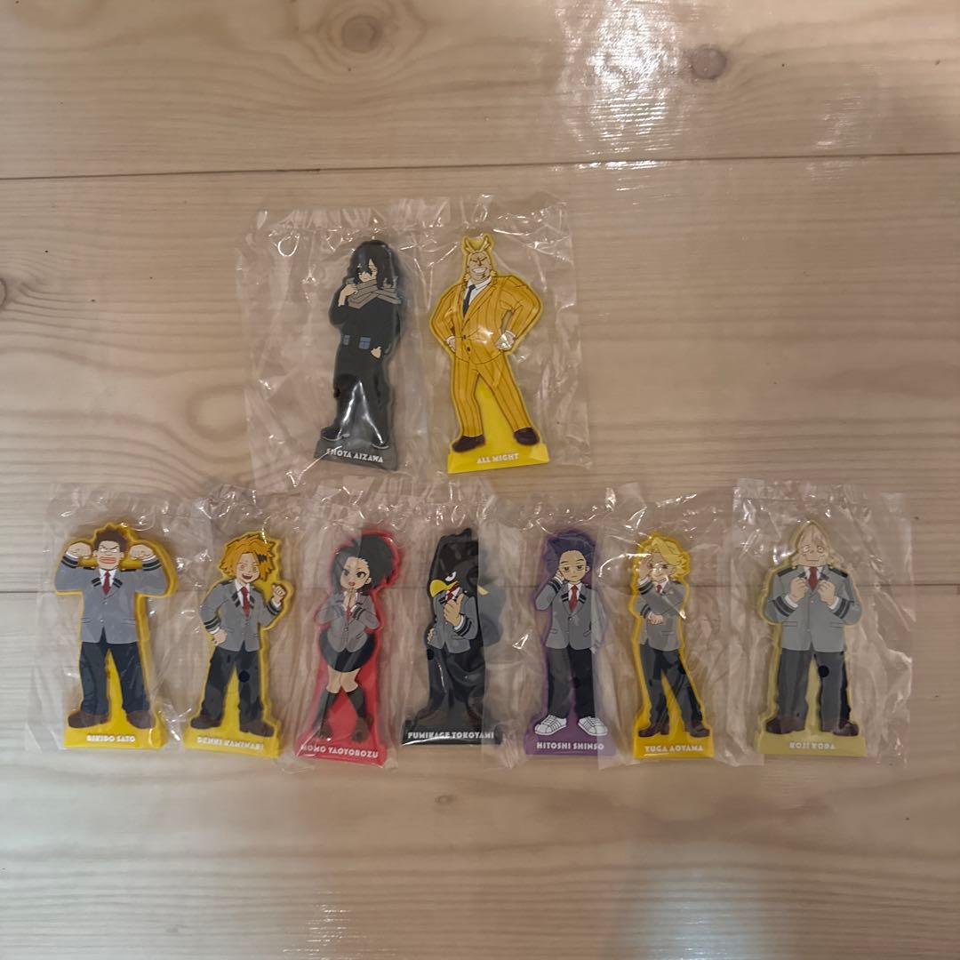 一番くじ ヒロアカ 紡がれる想い I賞 A組集合！ラバースタンド 9種