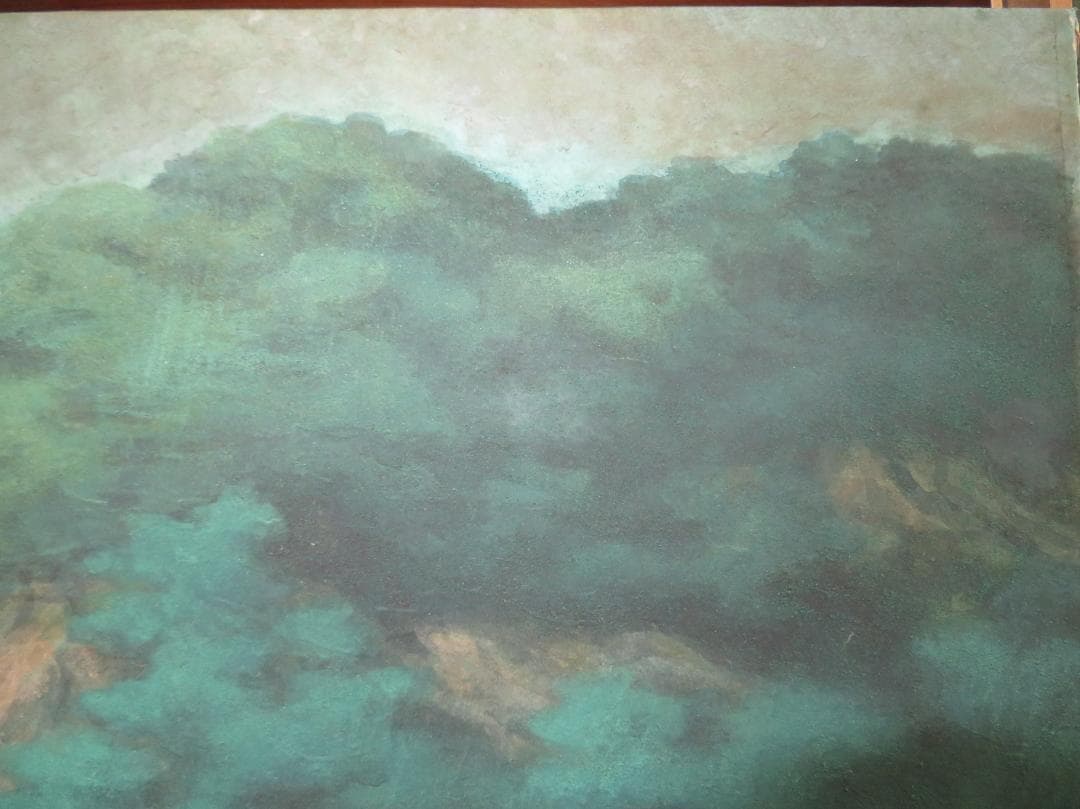 ◇ 三輪晁勢 「六甲山」 日本画F10号 日本芸術院賞 師：堂本印象