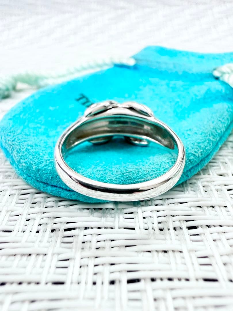 ティファニー シグネチャー 指輪 リング 15号 研磨仕上げ済み美品 925