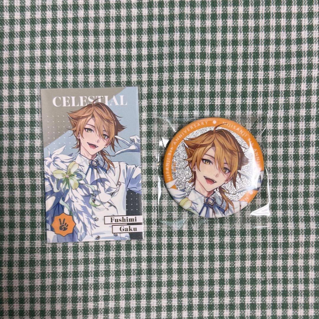 にじさんじ 8周年 伏見ガク メタルカード 缶バッジ - メルカリ