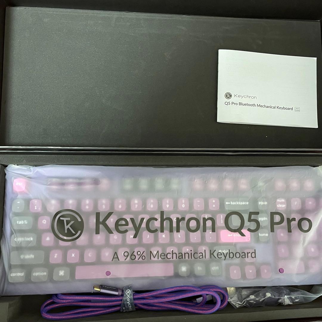 キーボード Keychron Q5 Pro Keychron Q5 Pro QMK/VIA Wireless Custom Mechanical Keyboard ISO Layout