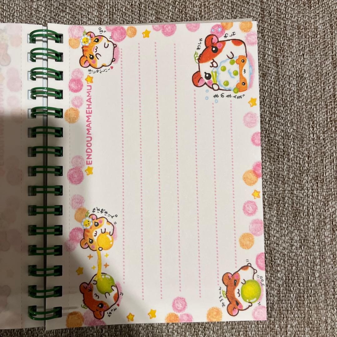 平成レトロ　Wリングメモ　クーリア　ENDOU豆ハム　こぱむだシリーズハムスター